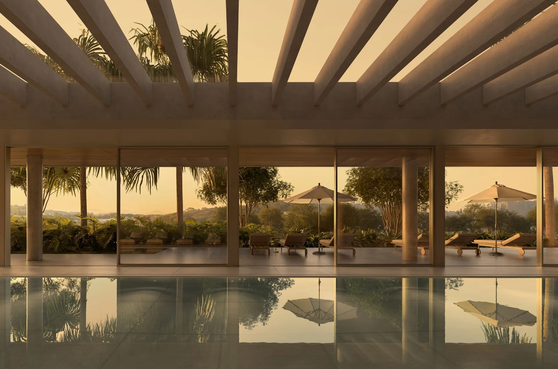 Piscina e bem-estar